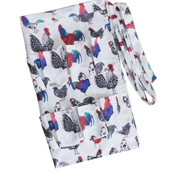 Kitchen Farmhouse Multi-colour Waist Egg Collection Apron - 54cm