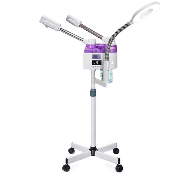 3in1 Multifunctional Face and Body Steamer (Purple) with Light