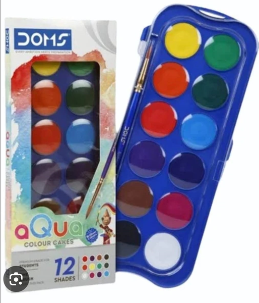 Doms Watercolour Blocks 23mm 12 Pc