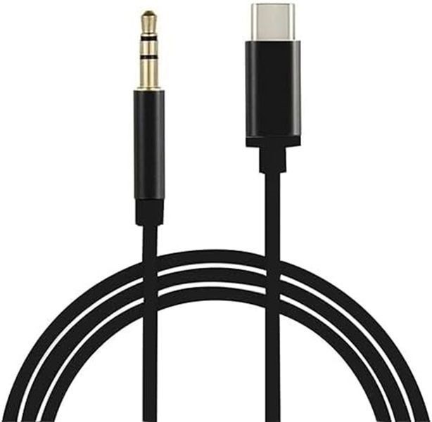 USB-C to 3.5mm AUX Audio Cable 1m Length Hi-Fi Sound Car Speaker Headphone