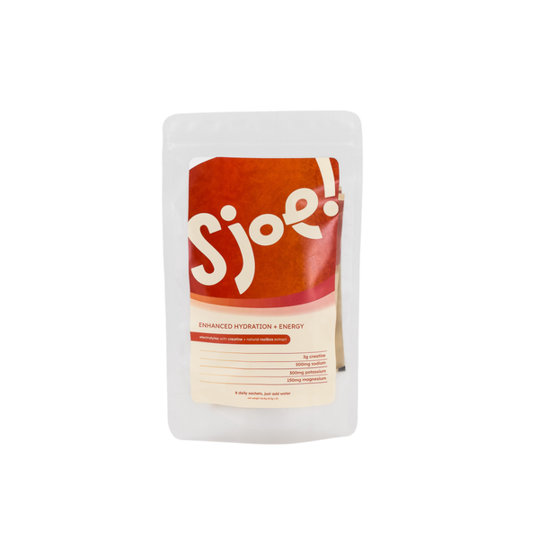 8 Pack | Sjoe Daily Rooibos-infused Electrolyte + Creatine Sachets
