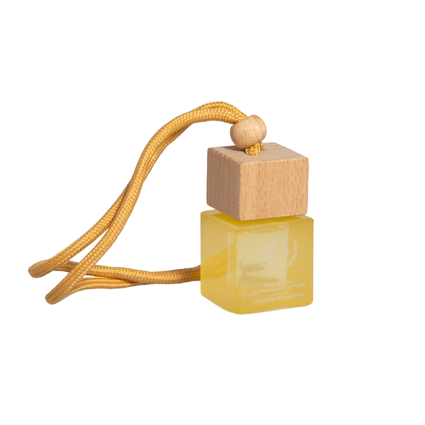 Anke Products Citronella Grapefruit Car Fragrance Mini Wooden Diffuser 10ml