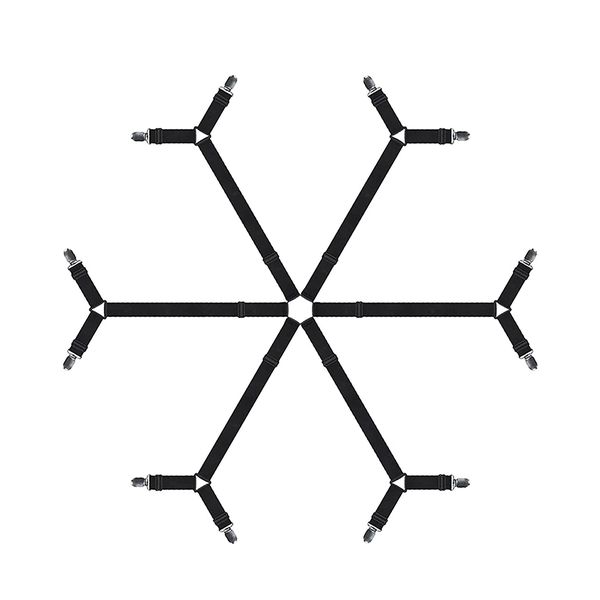 Bed Sheet Straps Elastic Crisscross Bed Sheet Fasteners Bed Sheet Holder