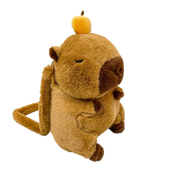 Capybara Plush Backpack Kawaii Plushie Doll Fur Bag Children's Bag