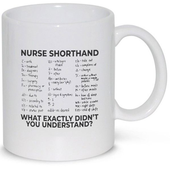 Nurse Shorthand - Father's day/Mother's Day - Valentines/Christmas