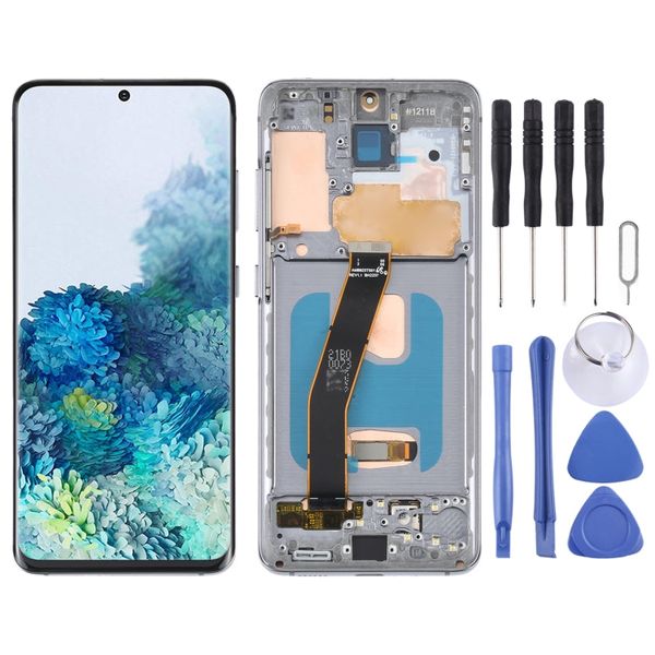 OLED LCD Digitizer Display Assembly Replacement For Samsung S20 PLUS W/F