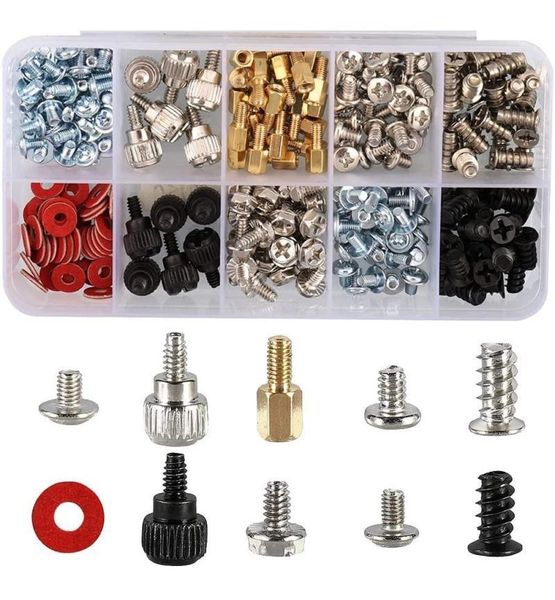 Entratech DIY Screw Assortment Kit Computer PC Screws- Set of 225