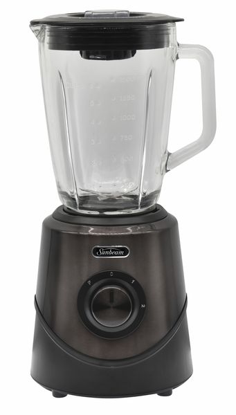 Sunbeam 1.5LT 1000W Glass Blender - Black - SGB-127B