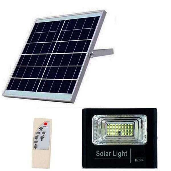 Solar Floodlight 40W And Panel With Remote Control
