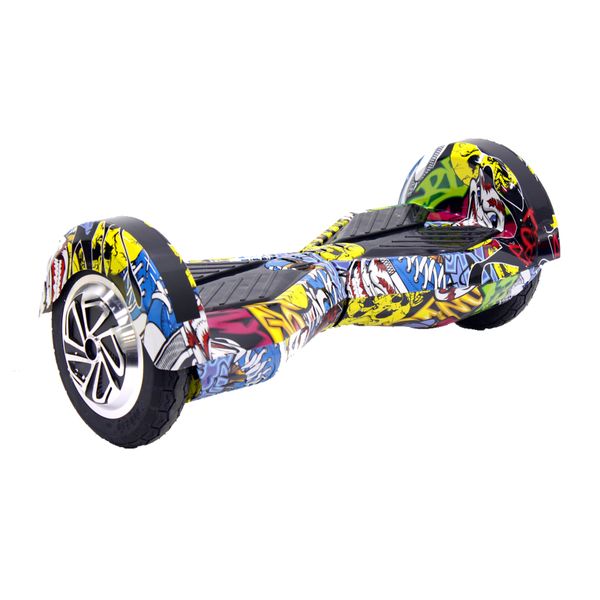 Self Balance Scooter 8.5" Hoverboard - LED - Bluetooth - Graffiti Design