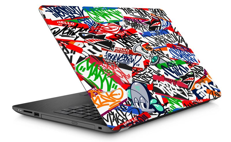 Laptop Skin Sticker Bomb