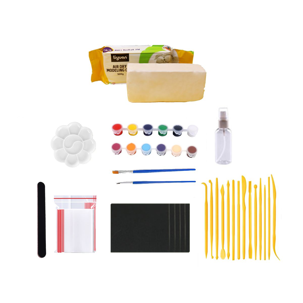 35 Pieces Air Hardening Modeling Clay Painting Kit | Shop Today. Get it ...