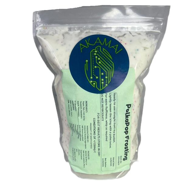 PolkaPop Ready-Made Frosting - Birthday Cake Flavour (Various Sizes)