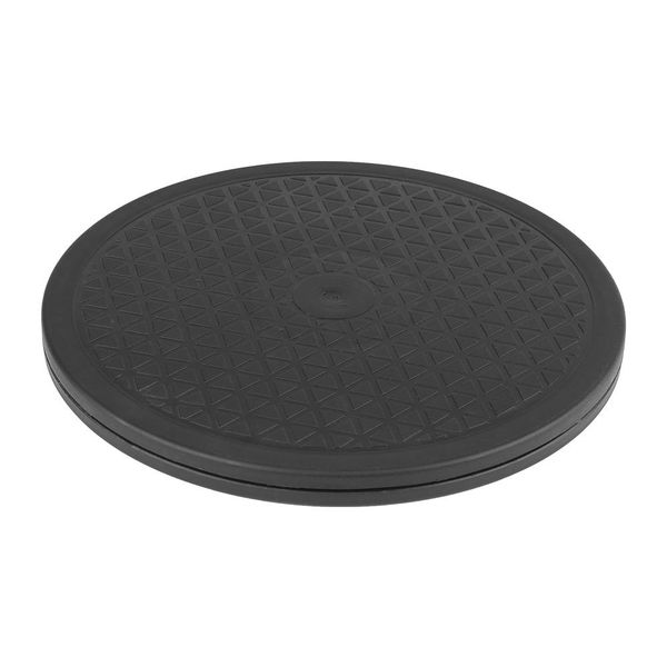 360 Degree Rotating Platform Turntable 10 Inch 220 Lbs Black