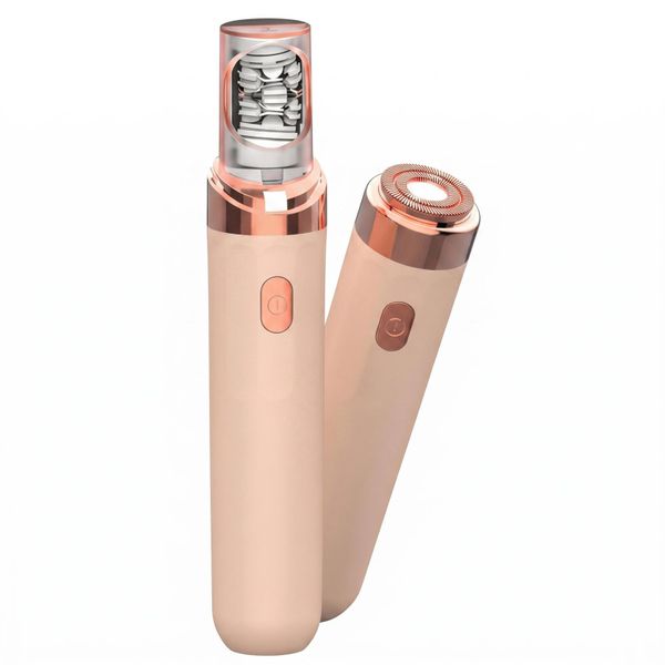 2-in-1 Rechargeable Face Epilator with LED Light