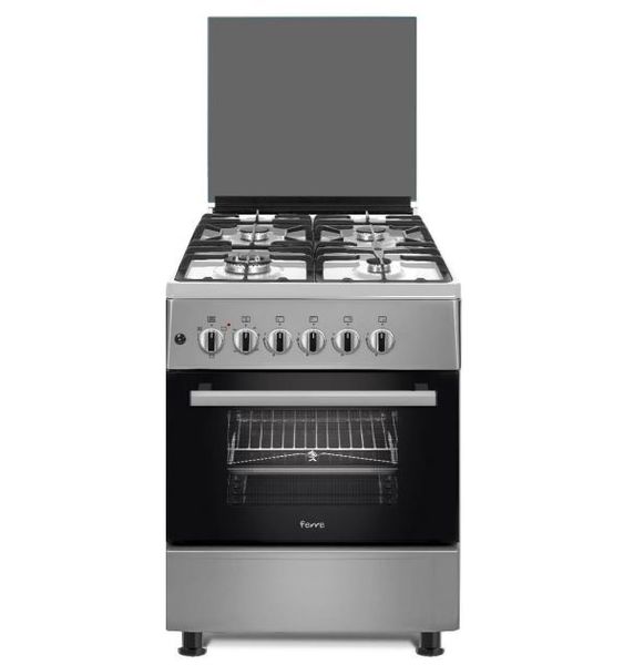 Ferre - 60x60 Free Standing Gas Electric Cooker - Silver