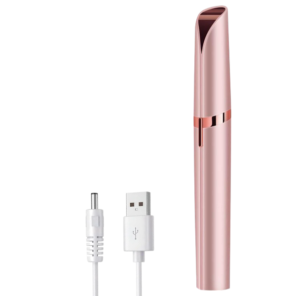 High Frequency Rotation Painless Electric Eyebrow Trimmer - Pink