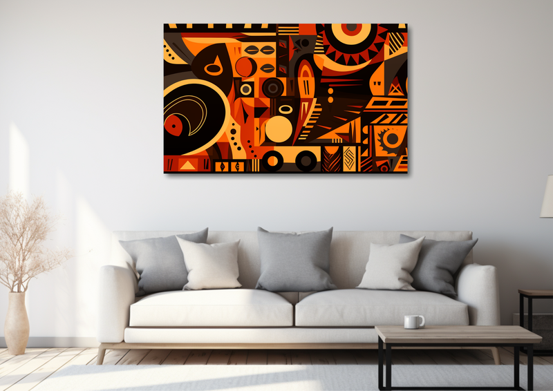 Canvas Wall Art - African Patterns Abstract - HD0149