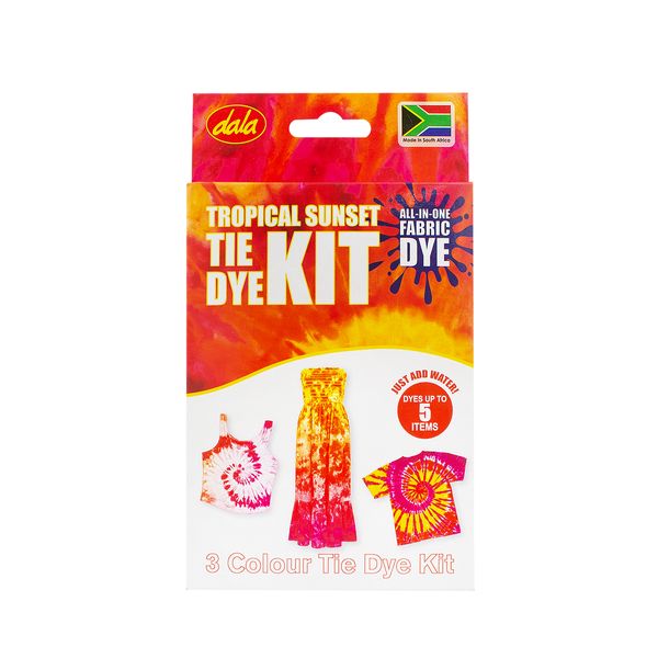 Tropical Sunset Tie Kit Dye 3 Colours