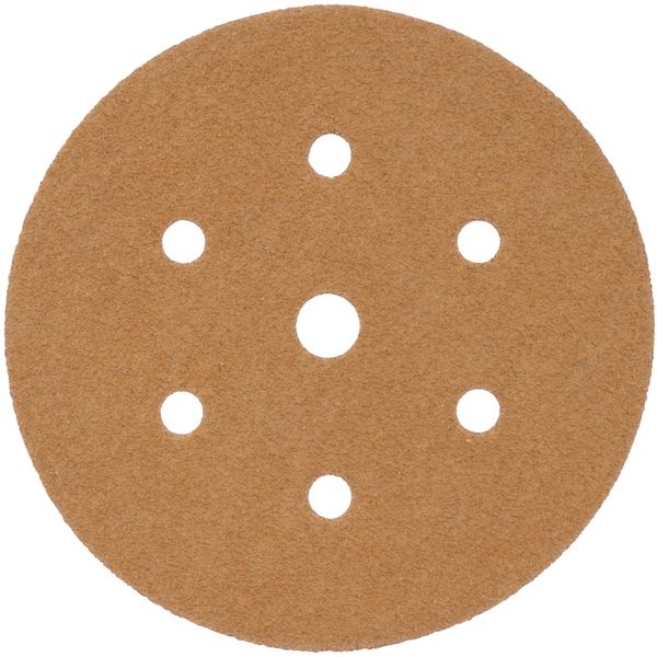 Wow Tools Gold 150mm Velcro Sanding Discs - 240 Grit Pack Of 5