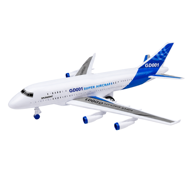 Passenger Aircraft with Lights and Sounds - Toy Plane for Kids