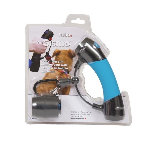 I'm Gismo - Handle with Poop Bag Dispenser Electric Blue