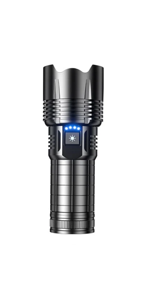 Rechargeable 36680 mAh Aluminum Alloy Strong Flashlight - KH-W522-A