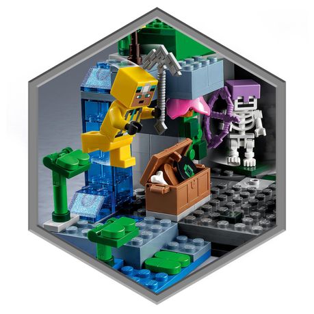 LEGO 21189 Minecraft The Skeleton Dungeon Set, Construction Toy