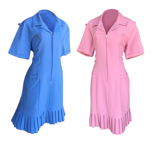Domestic Uniform - 2 Pack Assorted - Pink / Blue