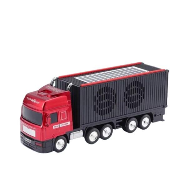 SamMag Biz Bluetooth Speaker in Truck Shape, 10W, FM Radio, Solar Panel