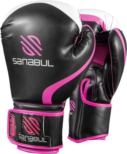 Sanabul Pink Essential Boxing Gloves - 14oz