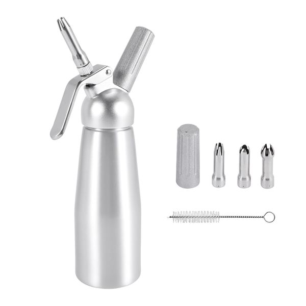 Professional Whipped Cream Dispenser Stainless Steel Compatible with None