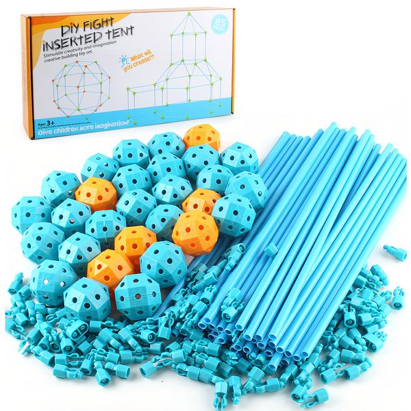 Kids Fort Building Kit Children Building Toy DIY Assembly Educational Gift