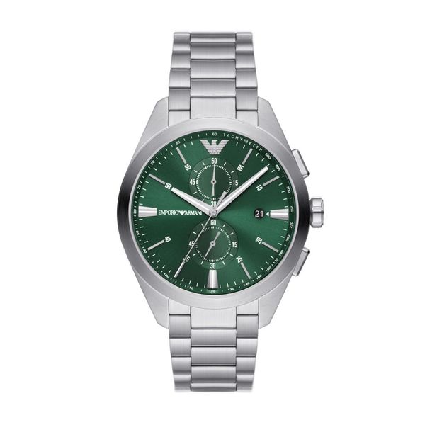 Armani Mens Silver Stainless Steel Watch-AR11480