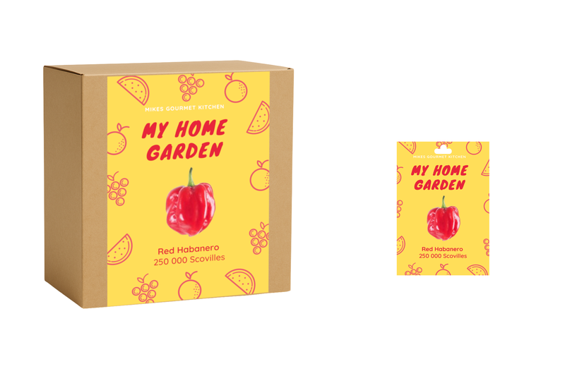 Chilli Grow Kit Complete - Red Habanero + Seed pack