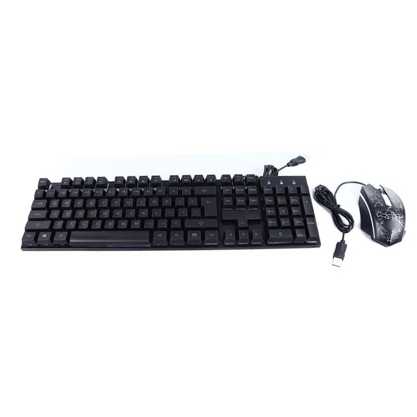 Mechanical Keyboard &amp; Mouse Set RGB, Ergonomic
