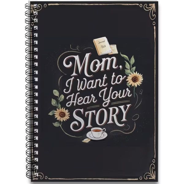 Stationery Mom "I Want to Hear Your Story" Spiral Notebook Diary - 21cm