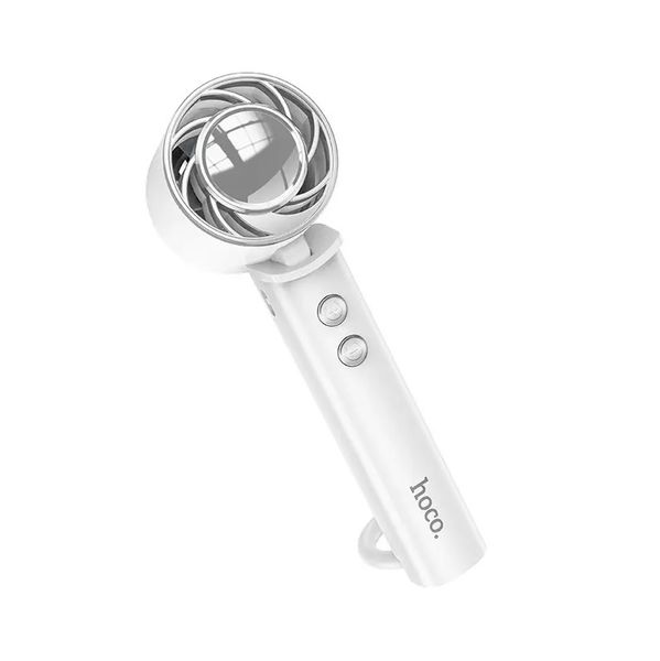 Hoco HX61 Hand Held Cooling Fan With Three Speeds White.