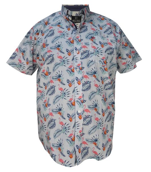 Short Sleeve Shirt With Print Of The Brand Melvinsi - 992106