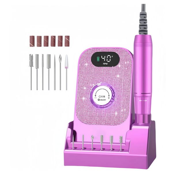 Electric Manicure &amp; Pedicure Set,Portable Nail Drill Electric File