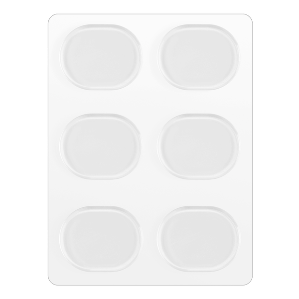 6pcs/set Snare Drum Mute Muffler Percussion Accessories(Transparent)