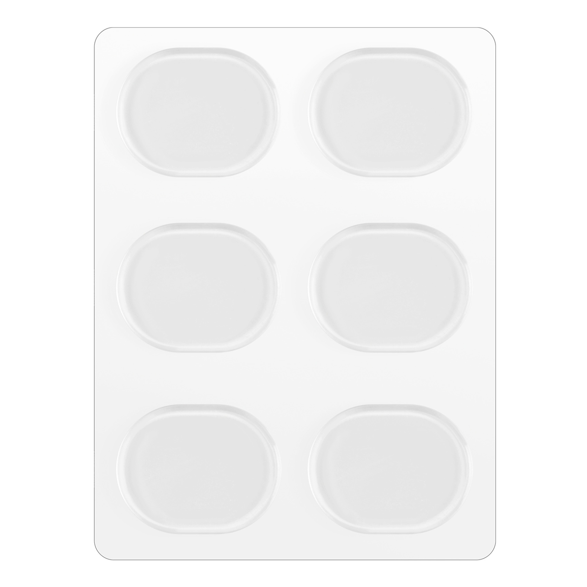 6pcs/set Snare Drum Mute Muffler Percussion Accessories(Transparent)