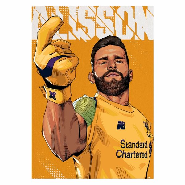 Thats Me Alisson Yellow Abstract - A1 poster