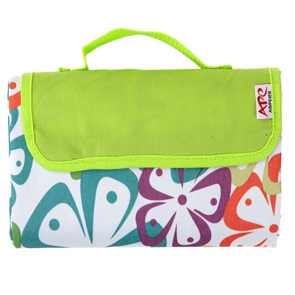 CL Extra Large Outdoor Camping Picnic Blanket - Light Flower