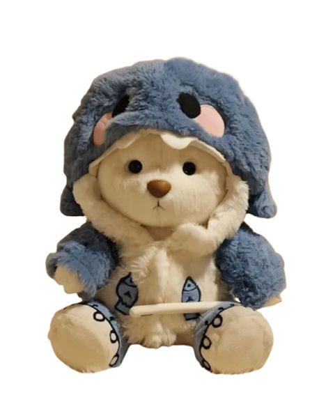 Teddy Bear With Shark Outfit 28cm