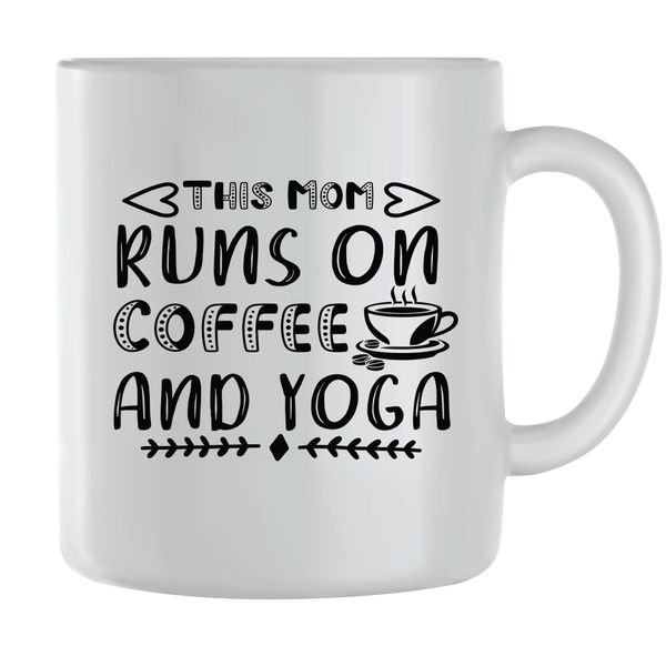 Yoga Coffee Mugs for Men Women with Trendy Graphic Sayings Cups Present 118