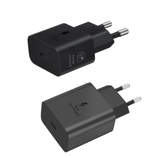 Compatible with Samsung 45W Power Adapter + 25W GaN Charger Bundle (Cable)