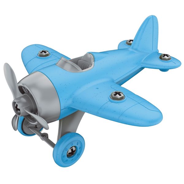 TEETO TOYS DIY Assembly Airplane Toy - Action Build Aircraft - Toys for Boys