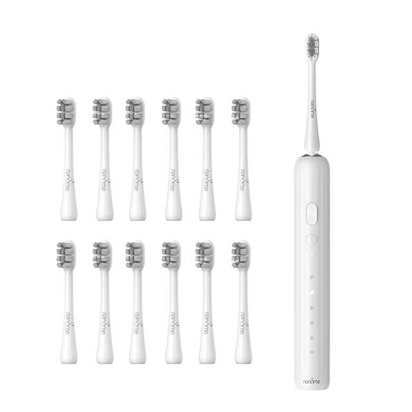Nandme NX7000 Sonic Electric Toothbrush 365 Days Long Battery Life-12 heads
