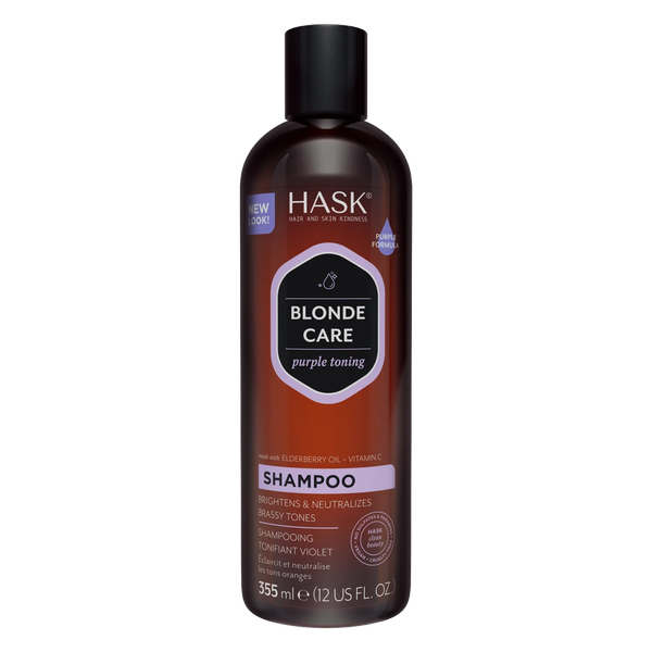 Hask Blonde Care Purple Toning Shampoo 355ml